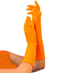 Långa Handskar Neonorange