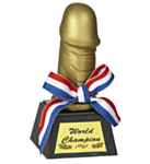 Guldtrofé, penis
