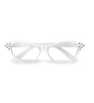 Cateye 50-tal Glasögon Vita