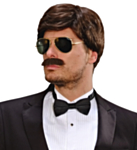 Playboy Peruk & Mustasch