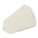Perforerade Etiketter Elfenben