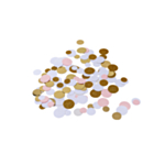 Glitter Bordskonfetti Ljusrosa/Vit/Guld