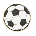 Fotboll Servetter Svart/Vit/Guld