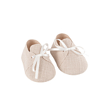 Babyskor Ask Linnelook Med Vit Rosett