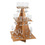 Pyramidställ För Champagneglas Kraft