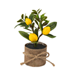 Citron Blomsterdekoration i Jutekruka
