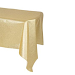 Glittrande Duk Guld