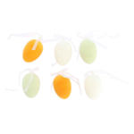 Ägg Hängande Dekorationer Gräddvit/Grön/Orange