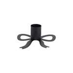 Rosett Ljusstake Svart
