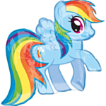 My Little Pony® Rainbow Dash Folieballong