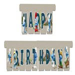 Smurfarna® Happy Birthday Girlang