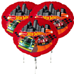 Hot Wheels® Rund Folieballong Röd
