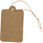 Presentetiketter Kraft