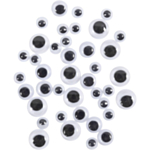 Rörliga Ögon DIY Ø 6-10 mm
