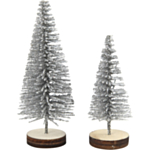 Mini Julgranar Silver