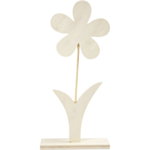 Blomma Trädekoration Beige