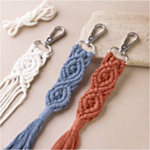 Makramé DIY Nyckelring