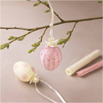 Påskägg DIY Ljusrosa/Gul