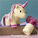 Amigurumi DIY Enhörning