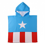 Avengers® Captain America Badponcho Blå