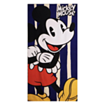 Mickey Mouse® Randig Strandhandduk