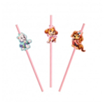 Paw Patrol® Papperssugrör Ljusrosa