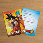 Dragon Ball Super® Inbjudningskort Med Kuvert