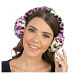 Pälsig Leopard Öronmuffar Flerfärgade