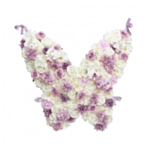 Konstgjord Blomfjäril Väggdekoration