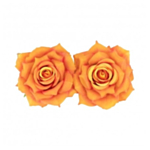 Konstgjord Nymphea Rosor Orange