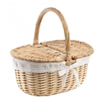 Flätad Picknickkorg