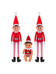 Nissefamilj Dekorationsfigurer