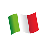 Italienska Flaggor Träkonfetti