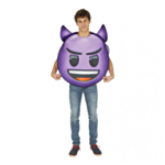Emoji® Djävul Maskeraddräkt Lila