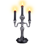 Halloween kranie LED-ljusstake