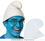 Vit smurfhatt