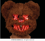 LED Björnmask Brun
