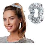 Discokula Hårsnodd Silver