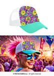 Psykedelisk Smiley-keps