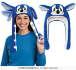 Blå Sonic-hatt med ljus