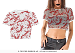 Blodig nät-T-shirt