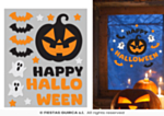 Happy Halloween fönsterdekoration