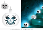 Skelett LED-ballonger Vit/Svart
