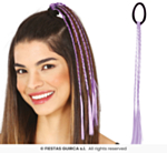 Flätade Hair Extensions Lila