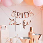 Bride To Be Girlang Roséguld