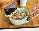 Snacksskål med Mobilhållare