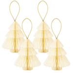 Honeycomb Julgranar Råvit 4-Pack