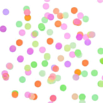 Neon Bordskonfetti Mix
