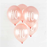 40 År Latexballonger Roséguld