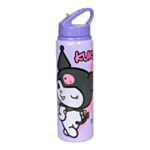 Kuromi® Aluminium Vattenflaska Lila